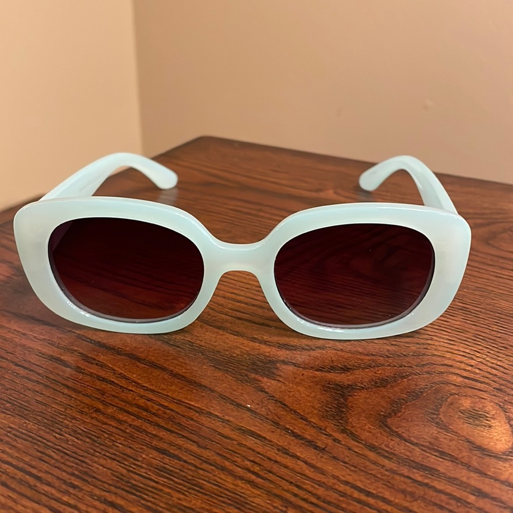 Target ice blue sunglasses